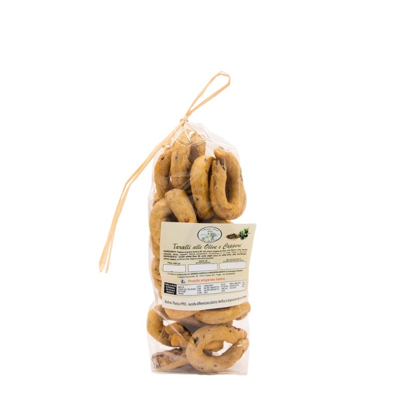 Taralli alle Olive e Capperi