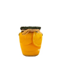 Pesche Gialle Sciroppate all'Arancia - 580g
